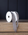 Olive Gingham Ribbon