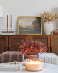 Autumn Trees Framed Antique Art