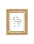 You Don't Need Framed Vintage Print