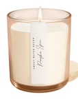 Pumpkin Spice Tan Glass Candle