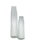 Ribbed Glass Vase