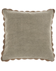 Scalloped Edge Pillow | Fog