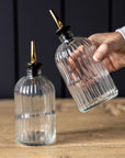 Scallop Fluted Oil/Vinegar Bottle