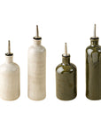 Stoneware Oil + Vinegar Cruet