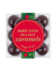 Holiday Dark Chocolate Sea Salt Caramels