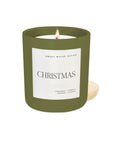 Christmas Matte Jar Candle | Green