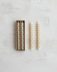 Tapered Candle | Gold Dot