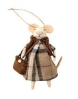 Tartan Tessa Mouse Ornament