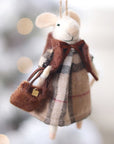 Tartan Tessa Mouse Ornament