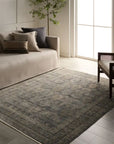 Tejal Rug | Charcoal/Cream