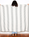 Ophelia Throw | Black Stripe