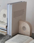 Travertine Bookends