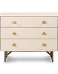 Van Rectangular Nightstand | Alabaster