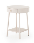 Van Nightstand | Matte Alabaster