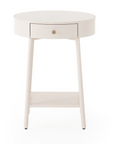 Van Nightstand | Matte Alabaster