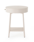 Van Nightstand | Matte Alabaster