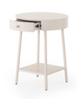 Van Nightstand | Matte Alabaster