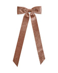 Velvet Bow With Clip