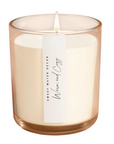 Warm + Cozy Tan Glass Candle