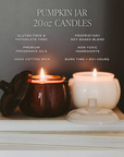 Warm + Cozy White Pumpkin Jar Candle