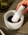 Marble Mortar and Pestle