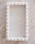 Marble Scalloped Tray