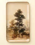 Woodland Mist Enameled Tray