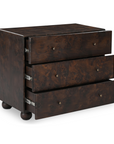 York 3 Drawer Nightstand