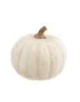 Felt Pumpkin - White