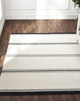 Alice Rug | Ivory/Black