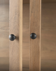 Arelius Display Cabinet | Light Brown