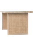 Clarita Dining Table | White Wash
