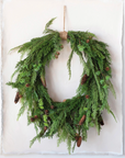 Mixed Cedar Wreath