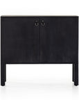 Isador Bar Cabinet | Black Wash Poplar