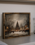 Christmas Square Vintage Print