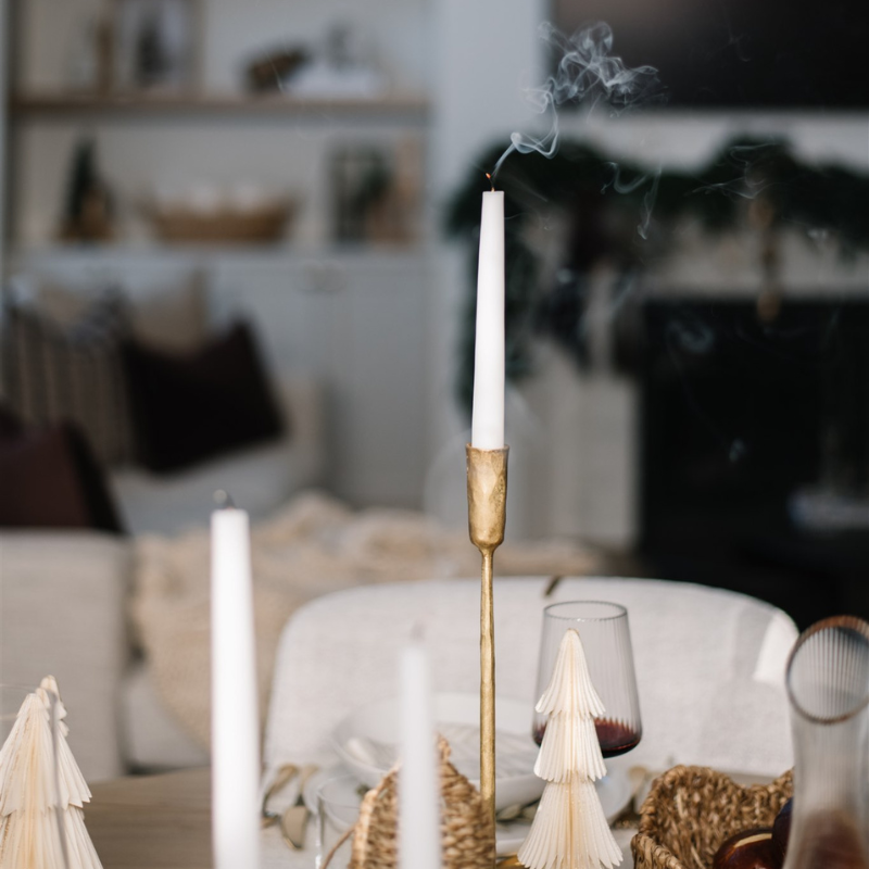 Luna Candlestick - Gold