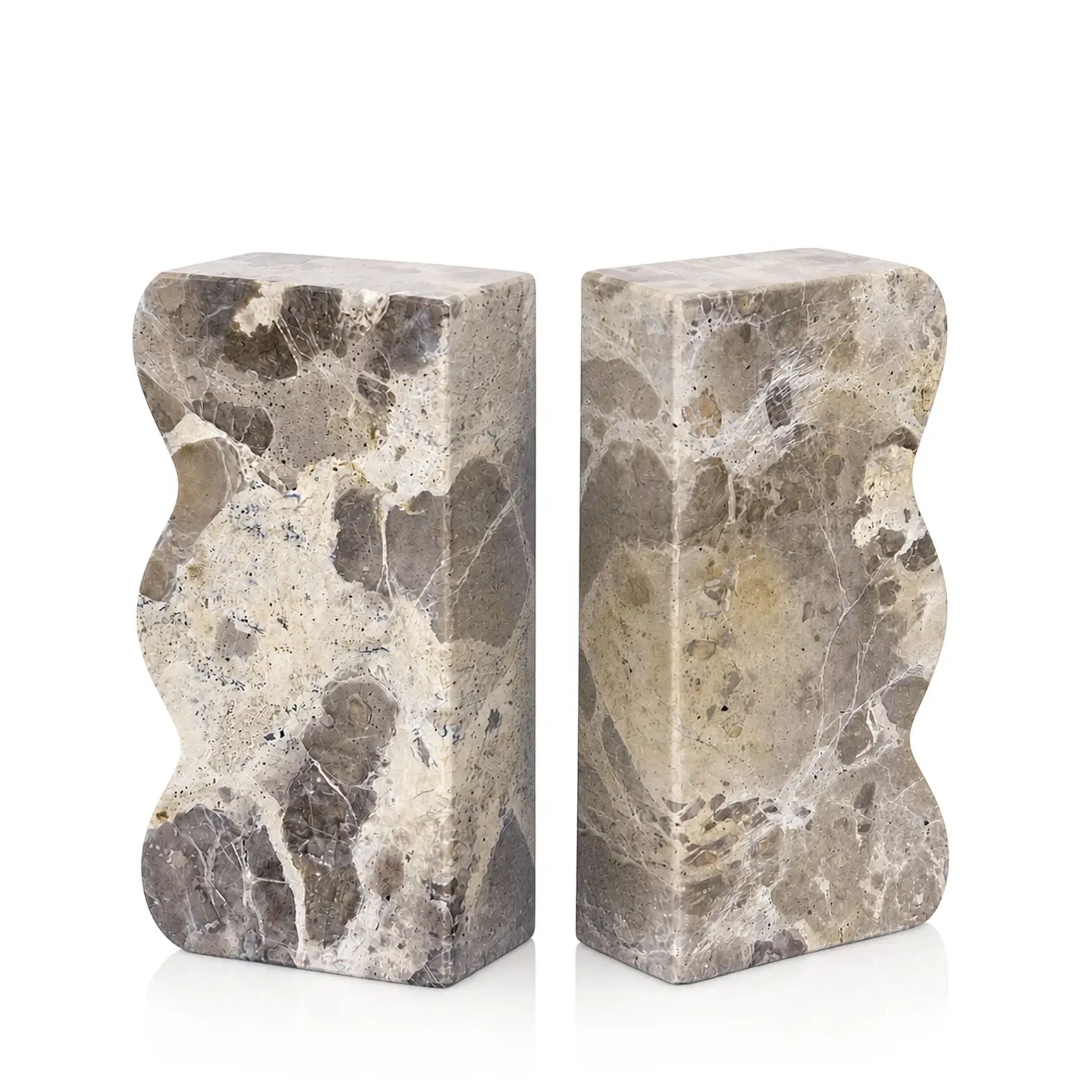 Amphora Marble Bookends