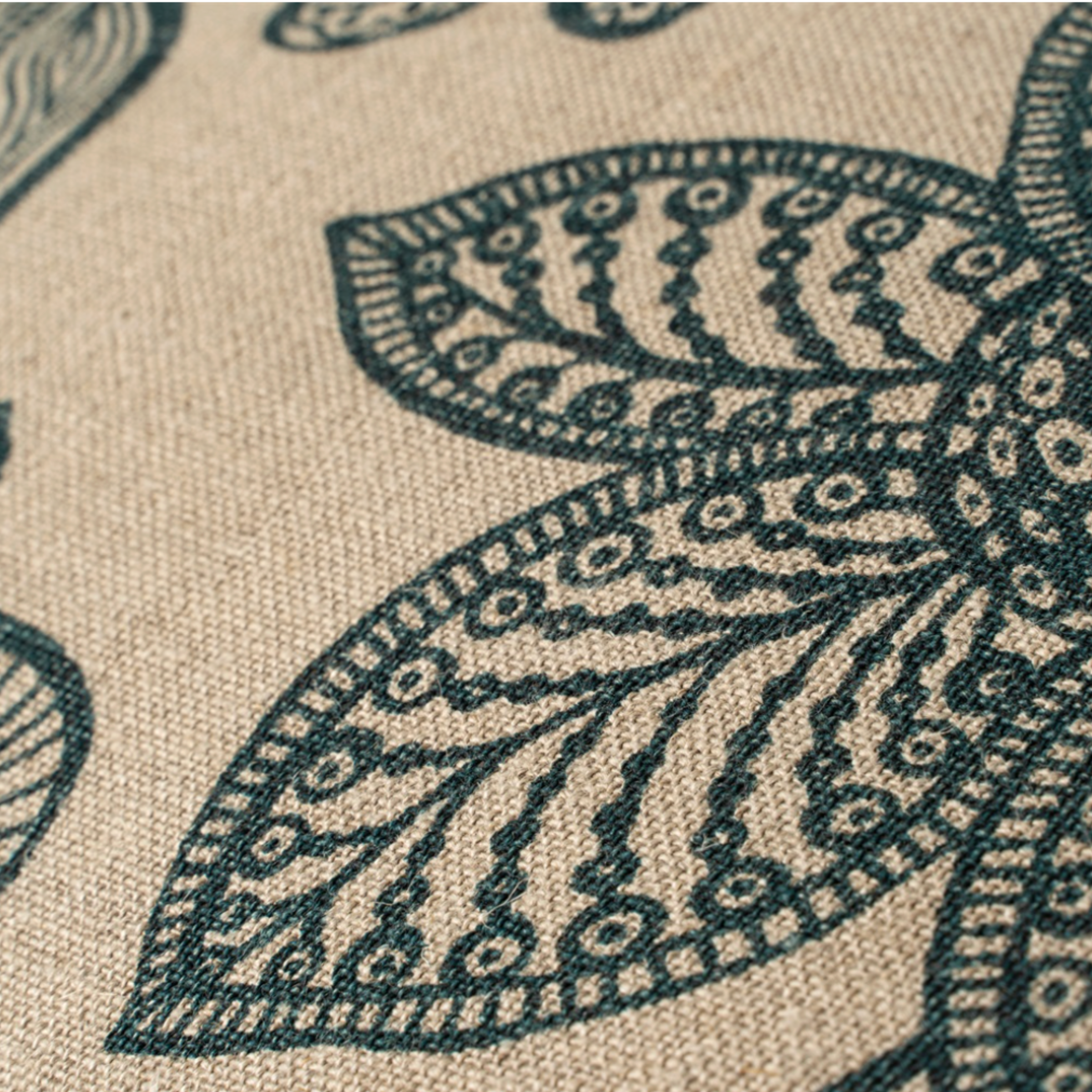 Arborea Linen Pillow | Teal