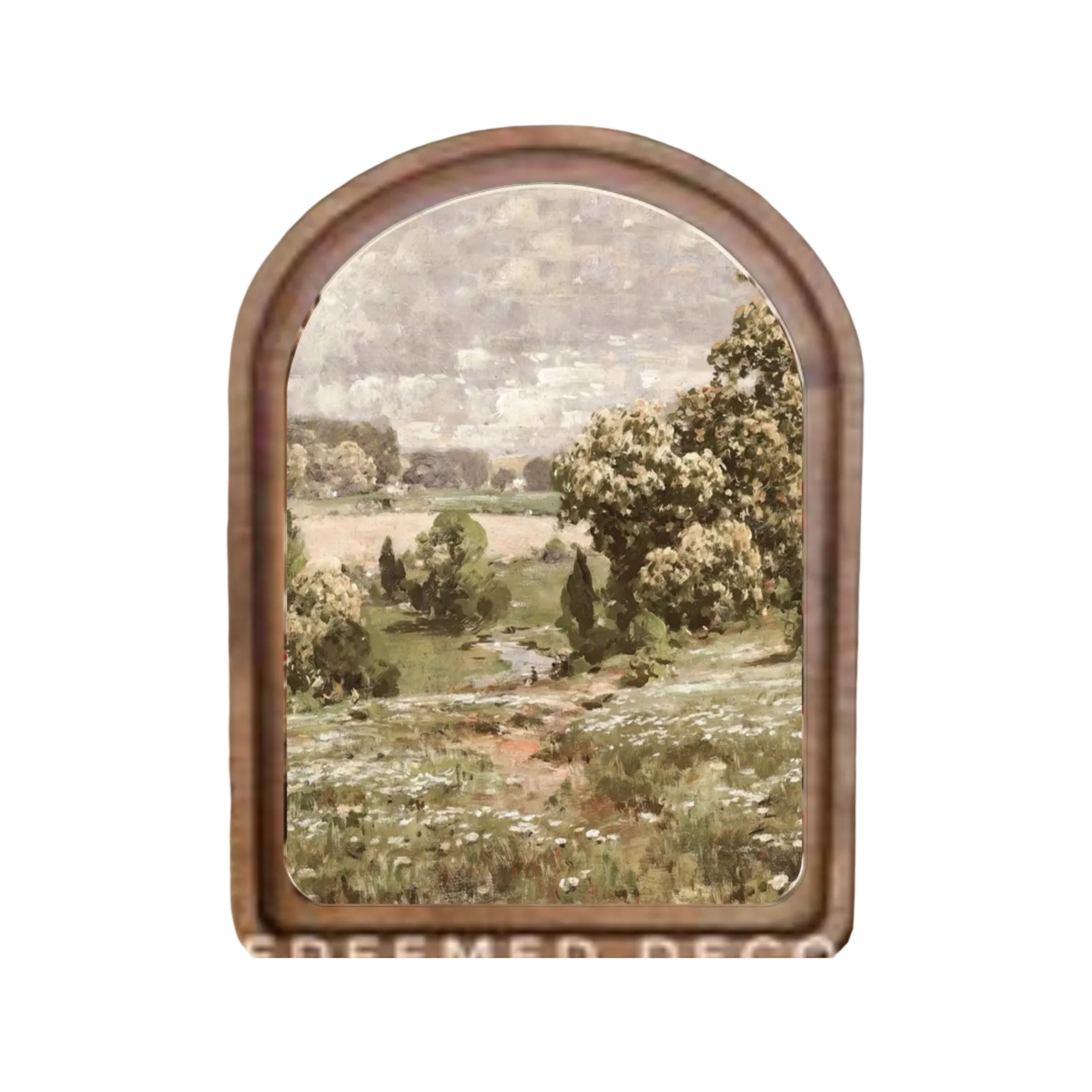 Arch Top Spring Landscape Framed Art