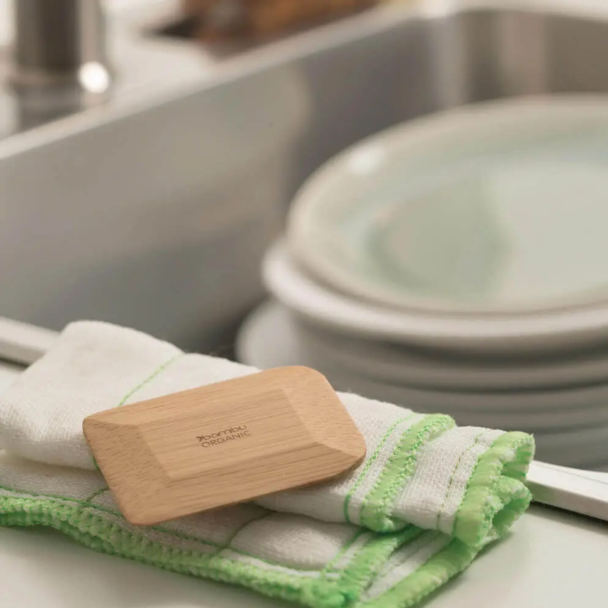 Bamboo Pots + Pans Scraper