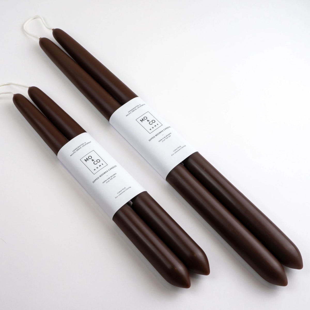 Beeswax Taper Candle Set