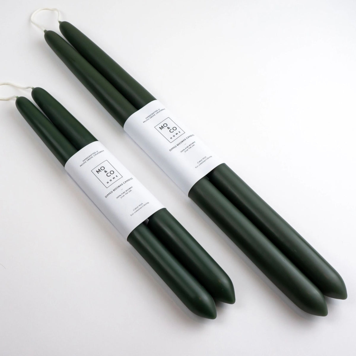 Beeswax Taper Candle Set