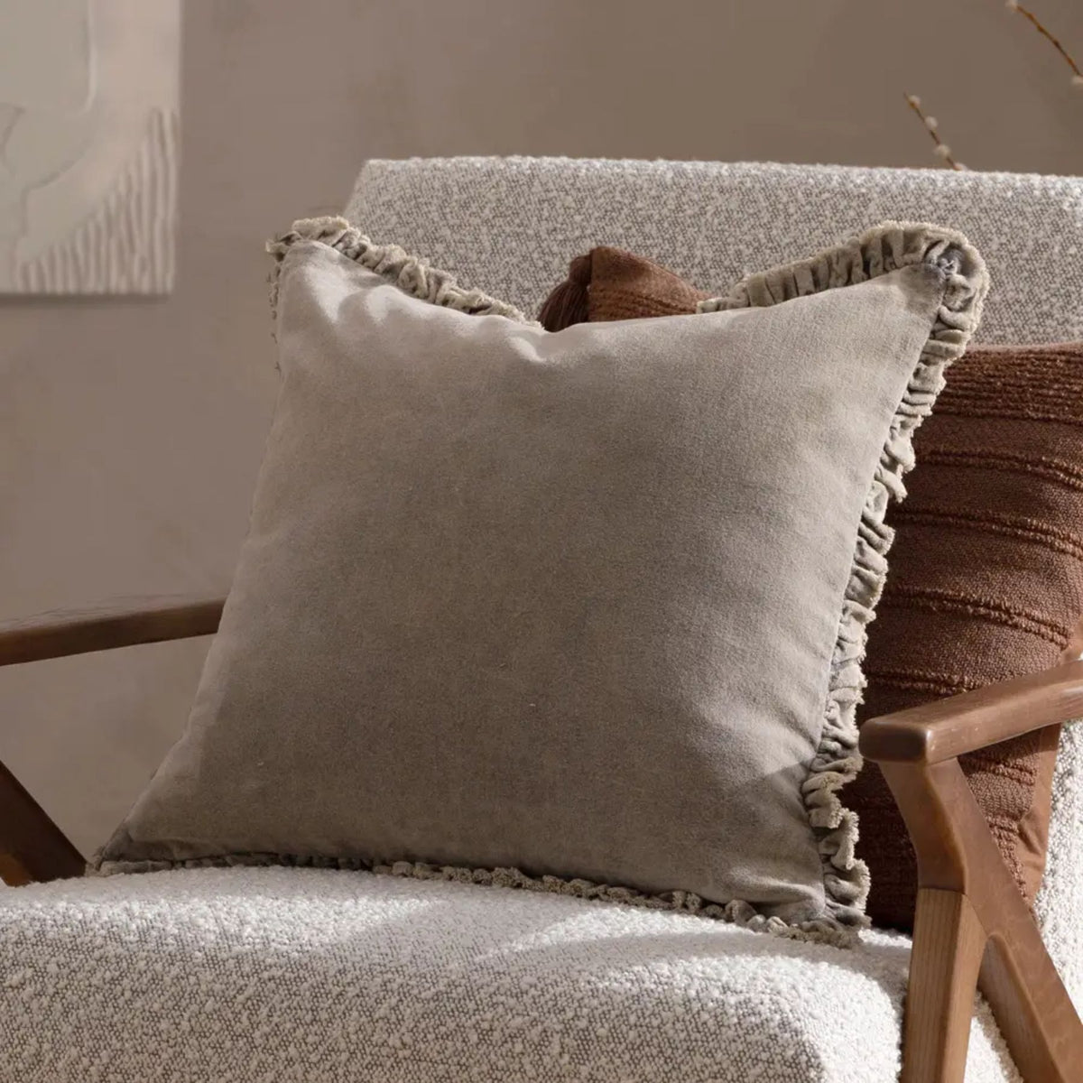 Bertie Pillow | Taupe