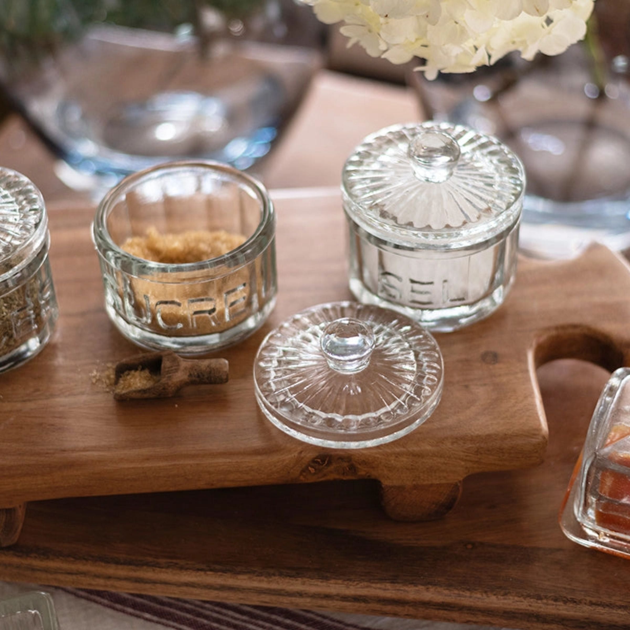 Bistro Glass Sugar Cellar