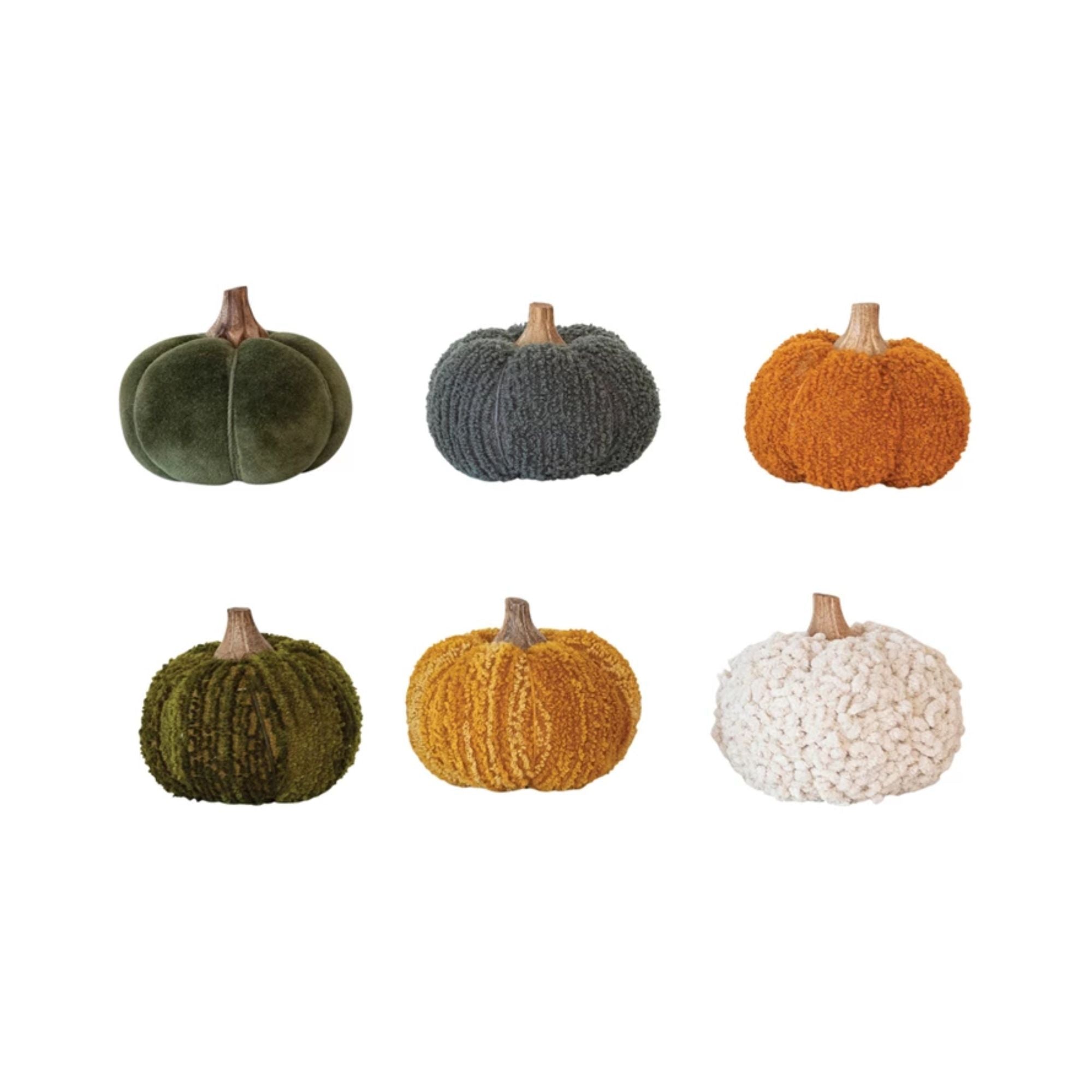 Velvet Pumpkin | Forest Green