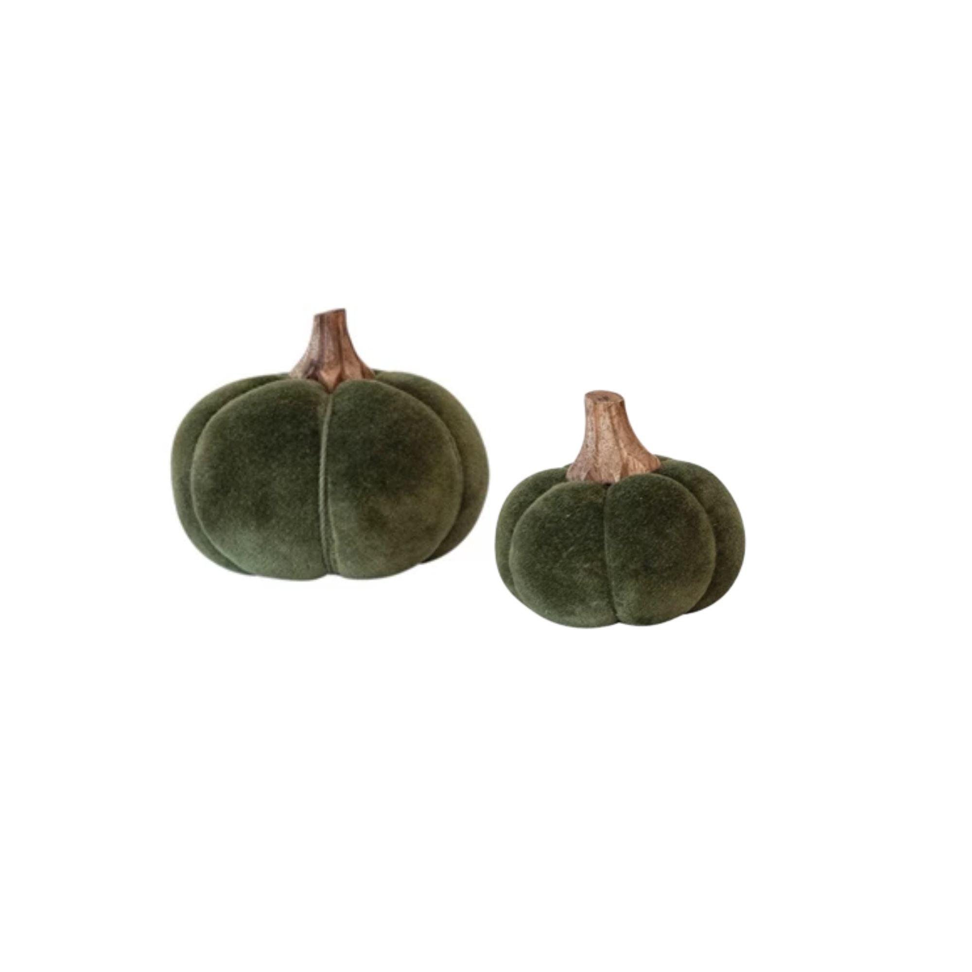 Velvet Pumpkin | Forest Green
