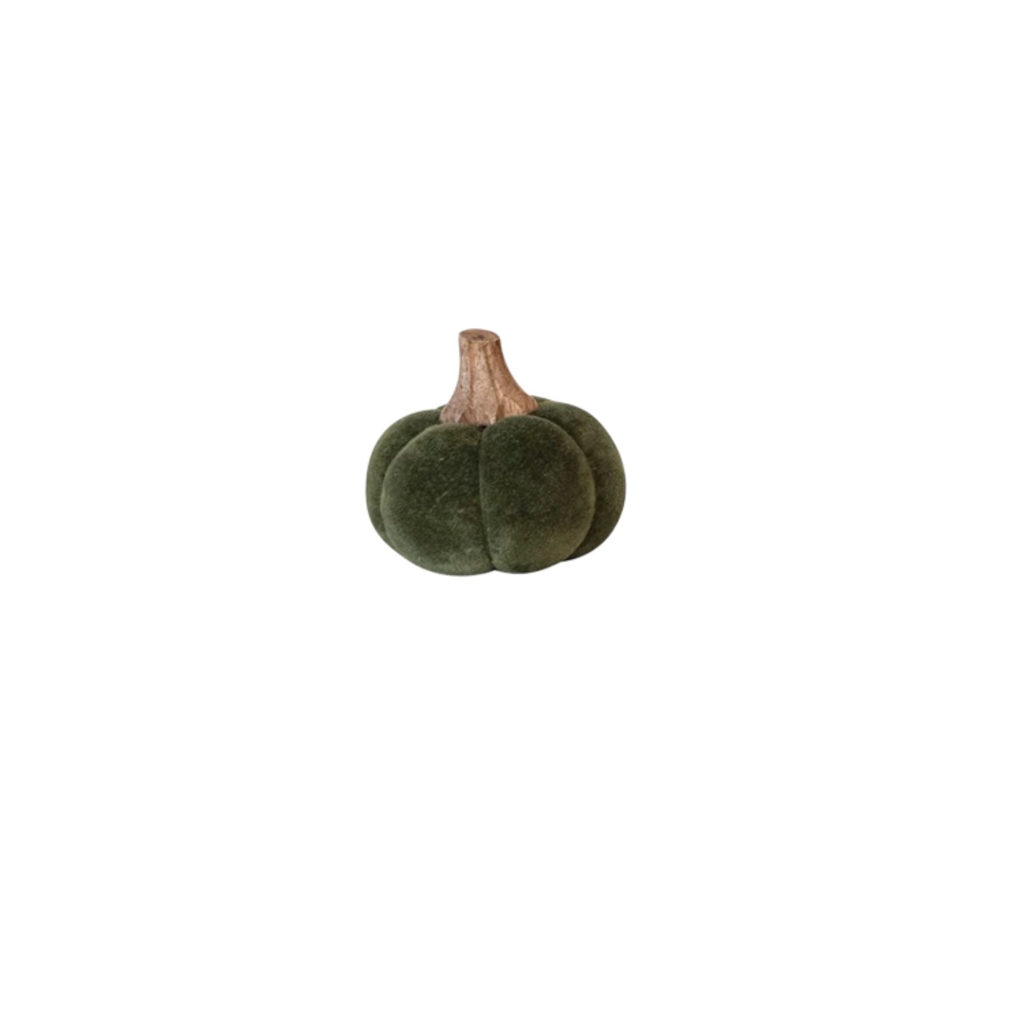 Velvet Pumpkin | Forest Green