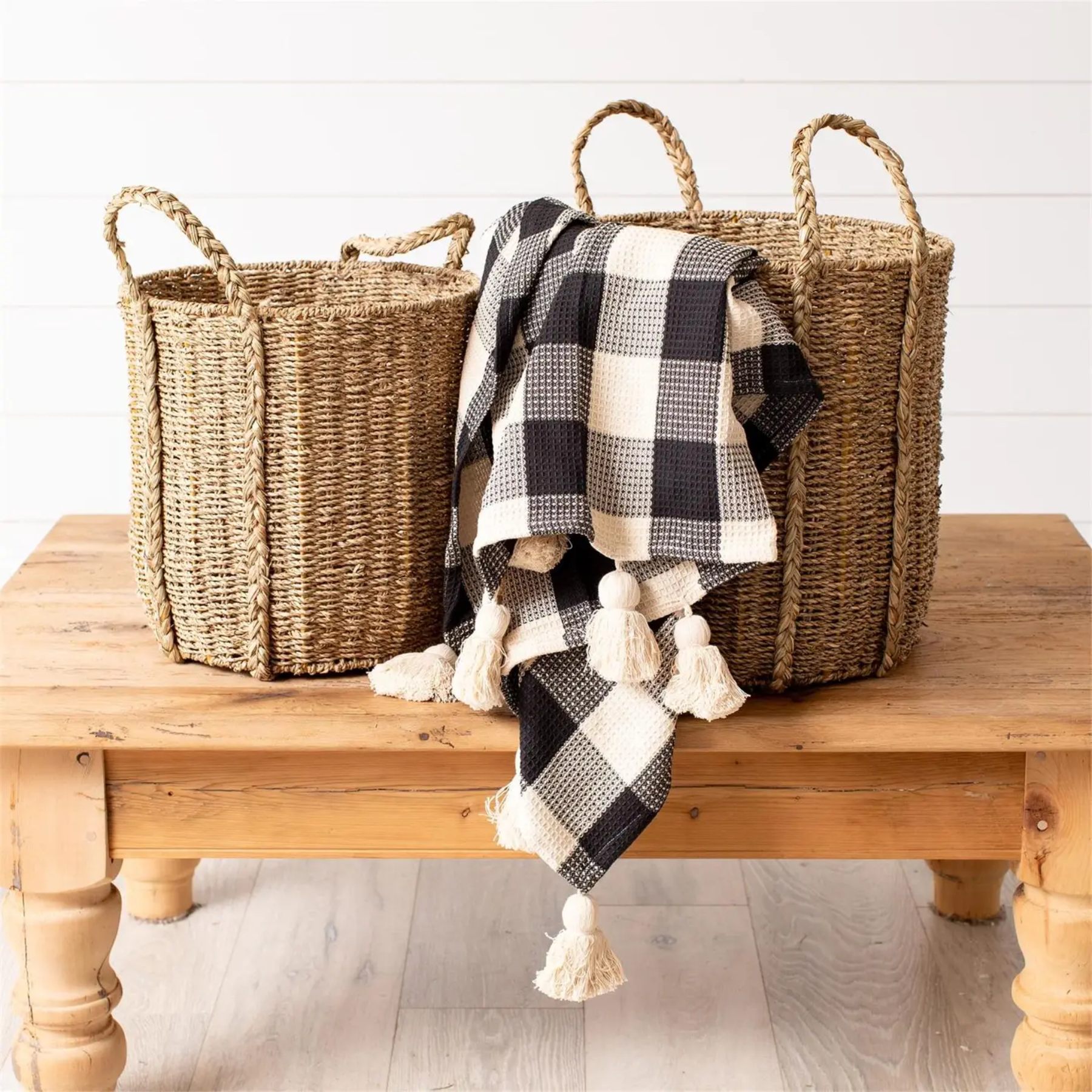Braided Seagrass Basket