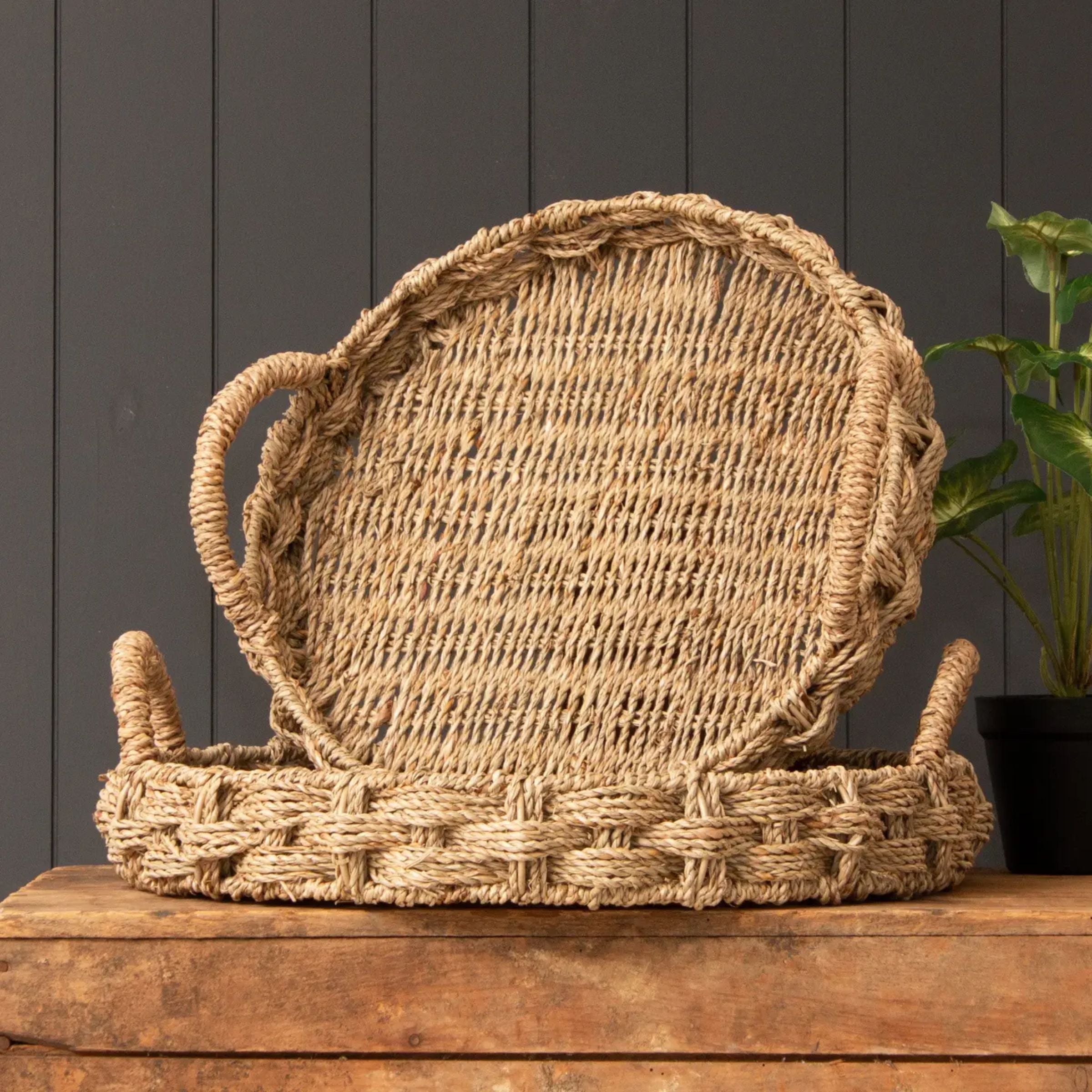 Braided Seagrass Tray