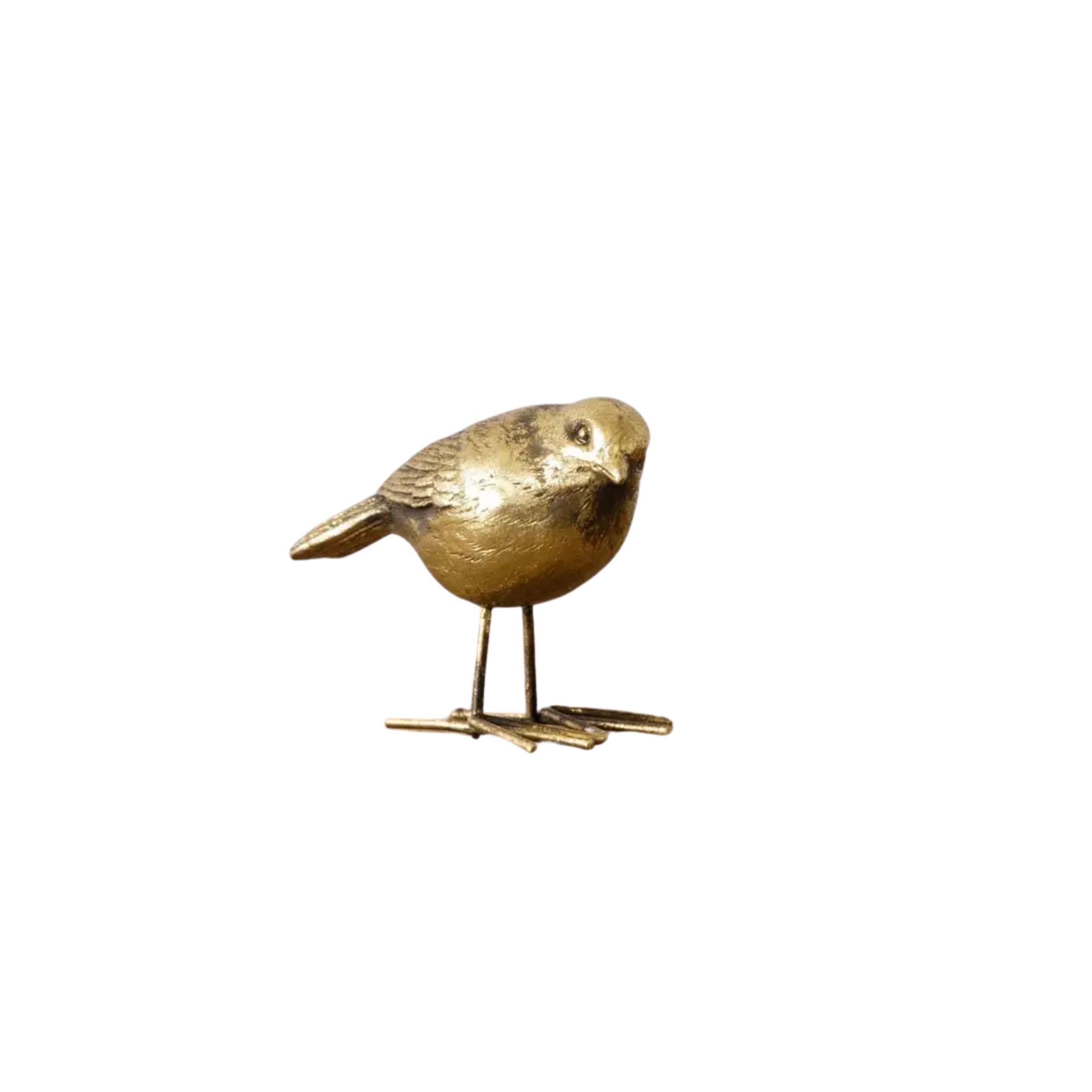 Brass Bird Decor